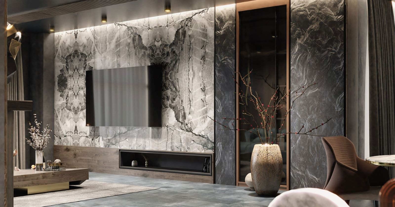 -Мрамор в интерьере апартаментов или виллы - критерий статуса и стоимости недвижимости